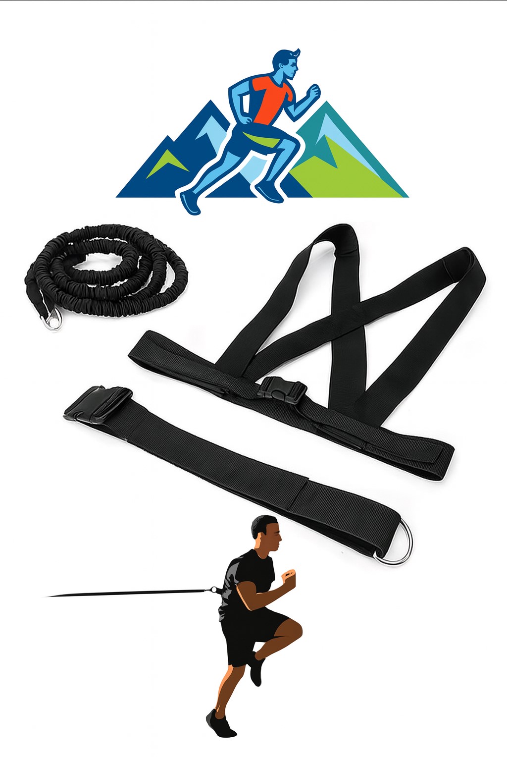 Ceinture élastique pour entrainement vitesse